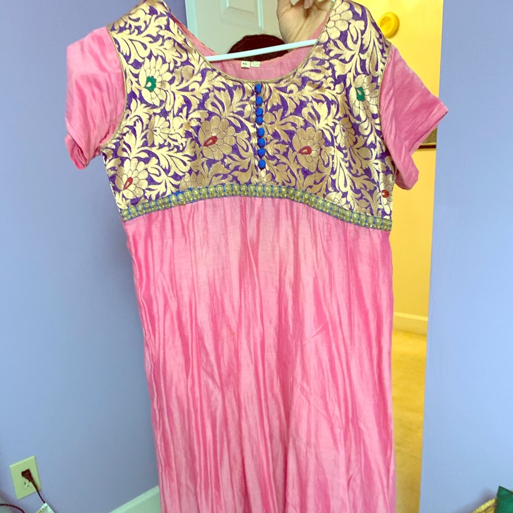 Beautiful Pink Anarkali/Indian Gown